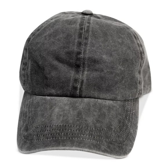 NWT Jenni Women's Hat Washed Black Baseball Cap - Picture 2 of 5